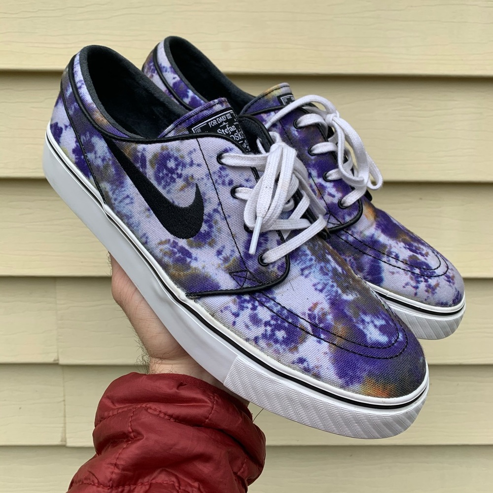 Nike Stefan Janoski Purple Tie Dye - Picture 1 of 1